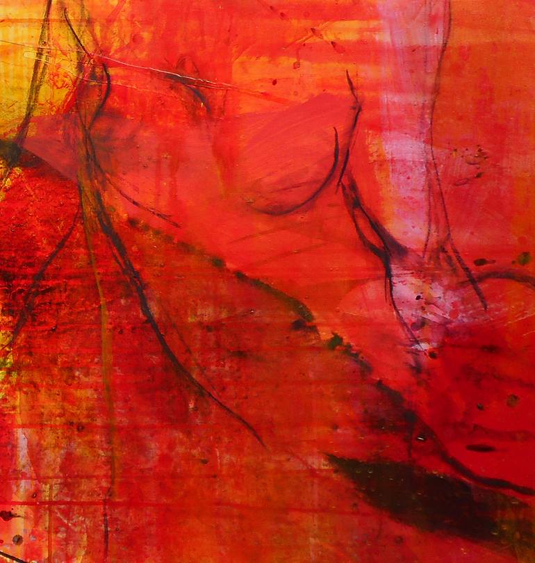 Original Abstract Expressionism Abstract Painting by Richard Kuhn