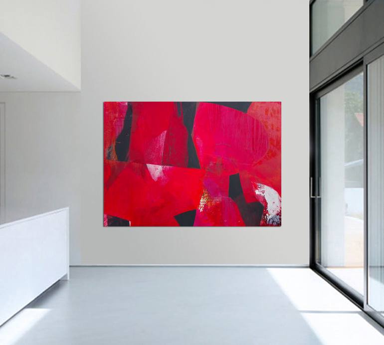 Original Abstract Painting by Richard Kuhn