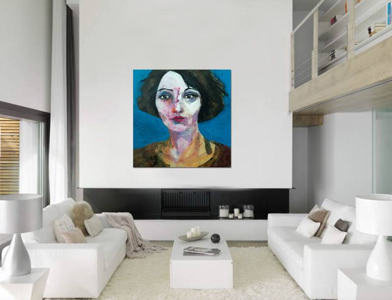 Original Portraiture People Painting by Richard Kuhn