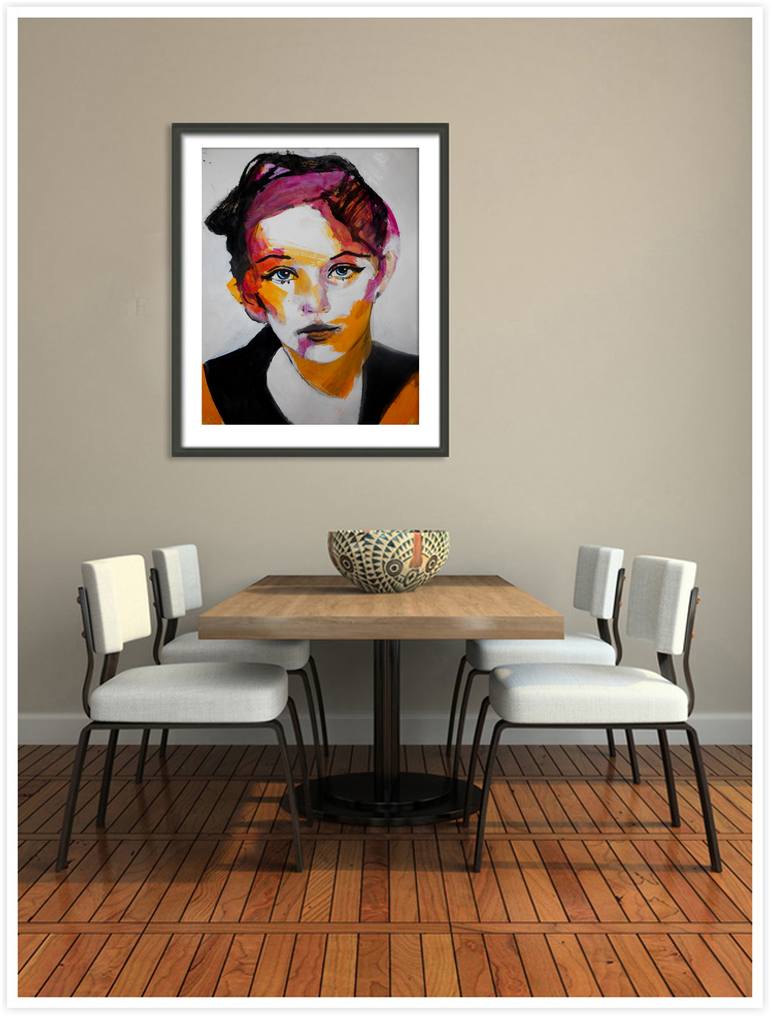 Original Portraiture People Painting by Richard Kuhn