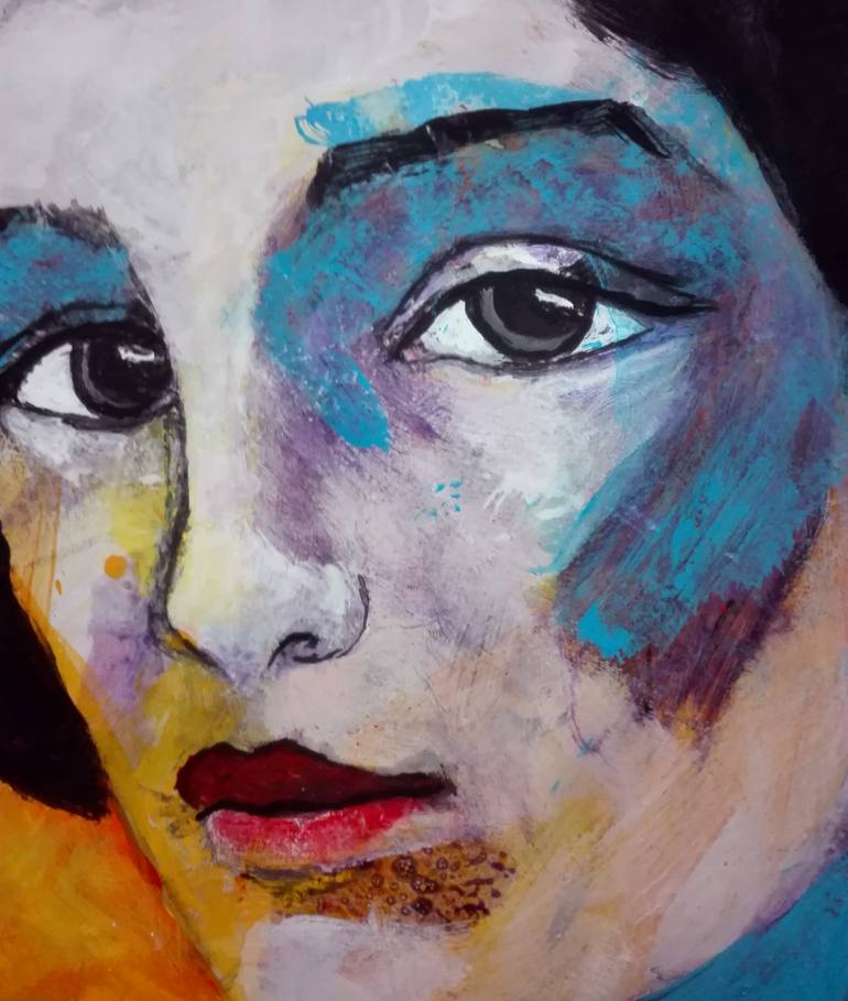 Original Portraiture People Painting by Richard Kuhn