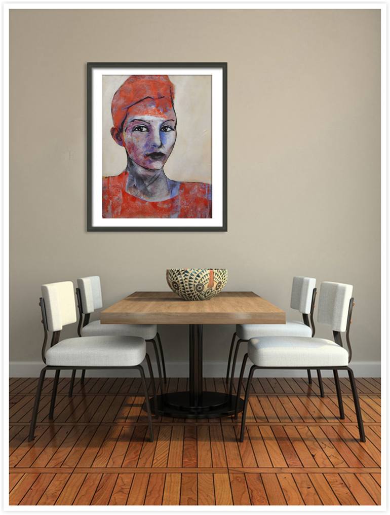 Original Portraiture People Painting by Richard Kuhn