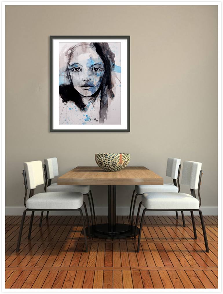 Original Portraiture People Painting by Richard Kuhn