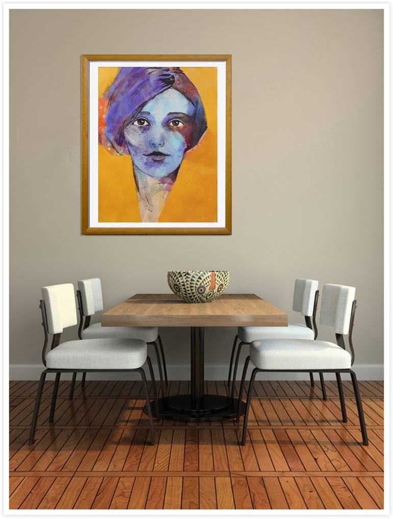 Original Portraiture People Painting by Richard Kuhn