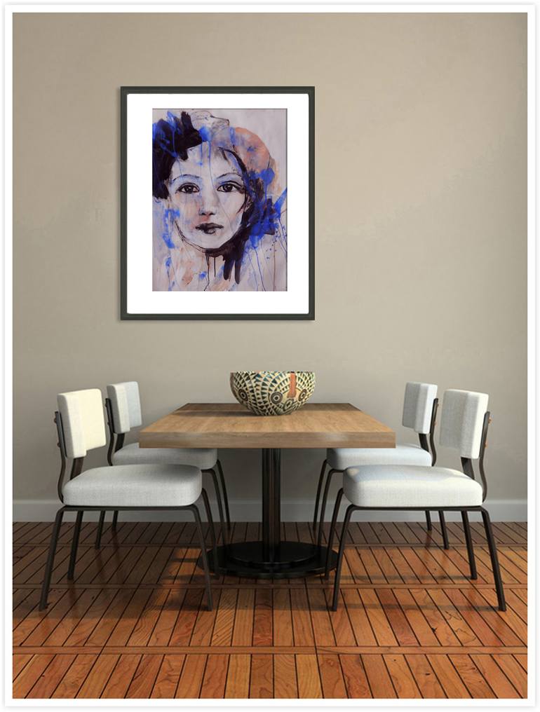 Original Portraiture People Painting by Richard Kuhn