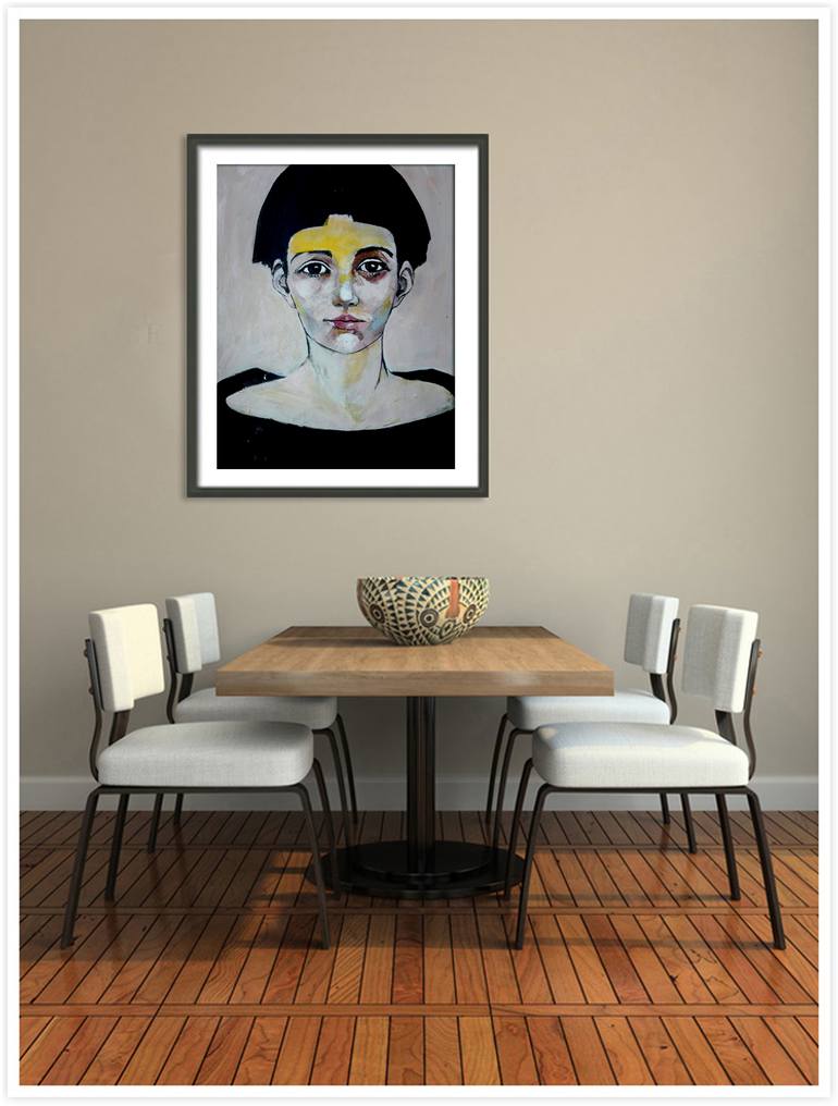 Original Portraiture People Painting by Richard Kuhn