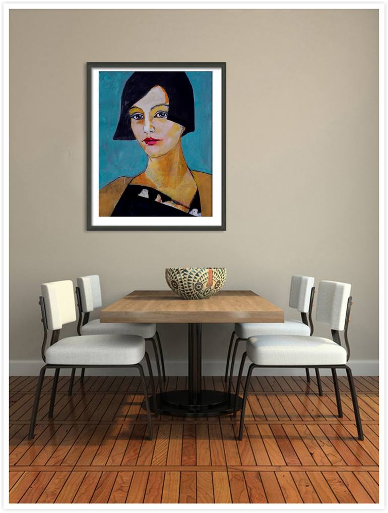 Original Portraiture Portrait Painting by Richard Kuhn