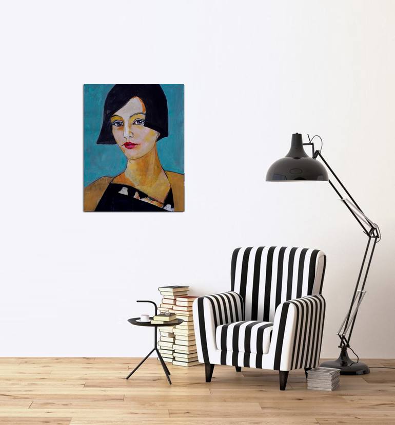 Original Portraiture Portrait Painting by Richard Kuhn