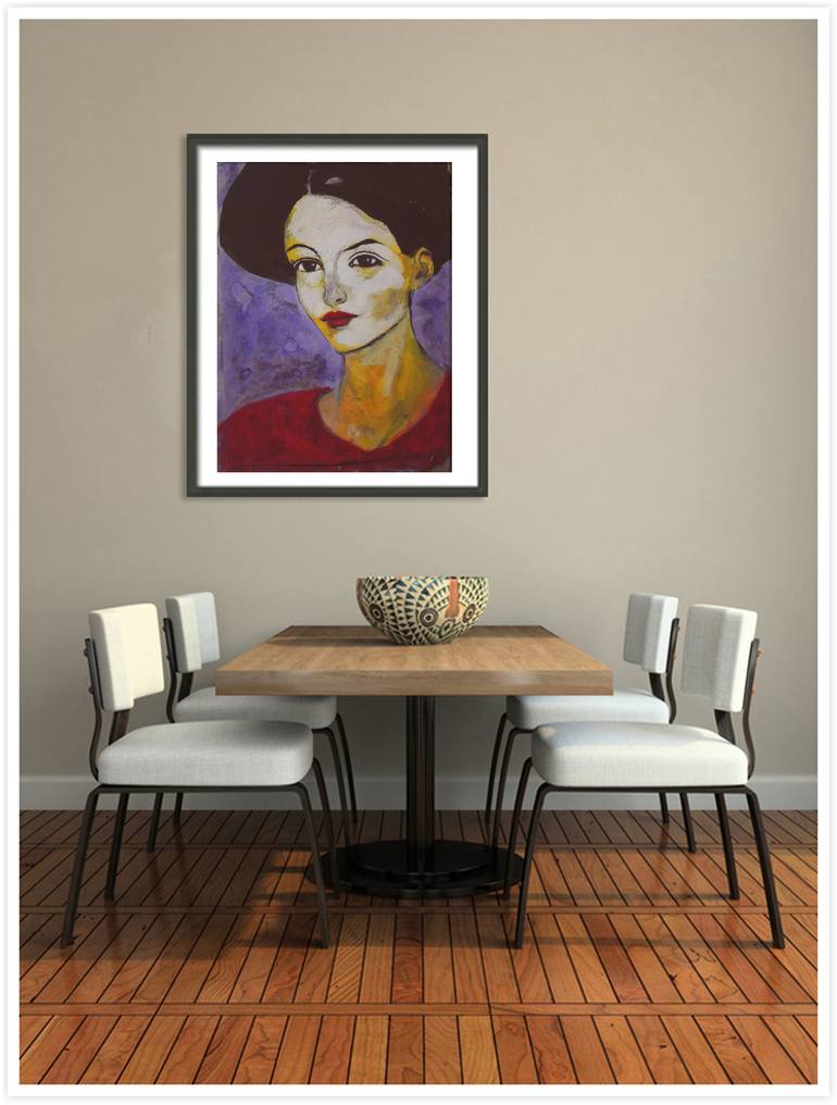 Original Portraiture Portrait Painting by Richard Kuhn