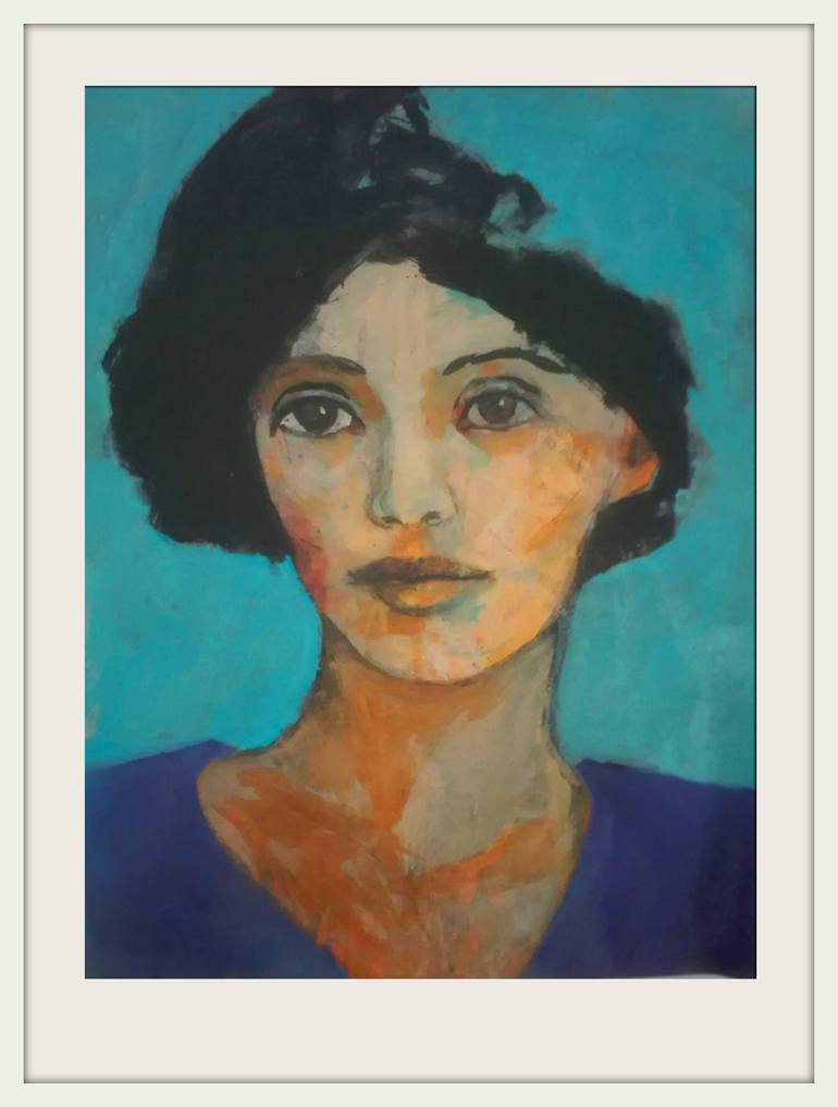 Original Portraiture People Painting by Richard Kuhn