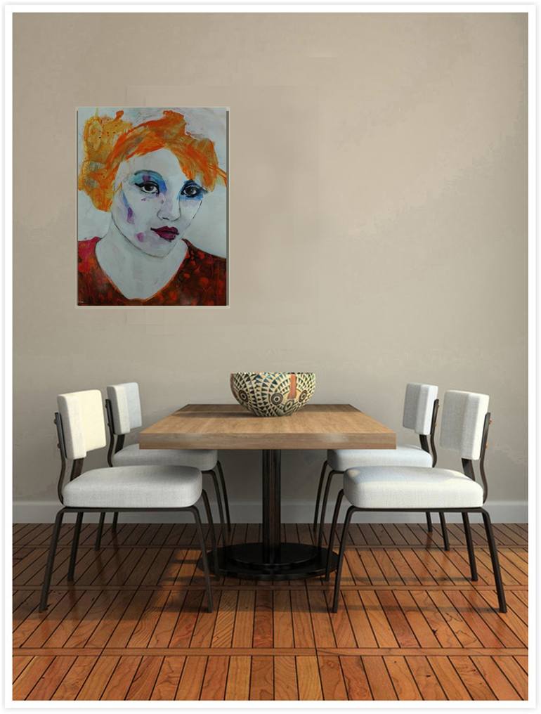 Original Portraiture People Painting by Richard Kuhn