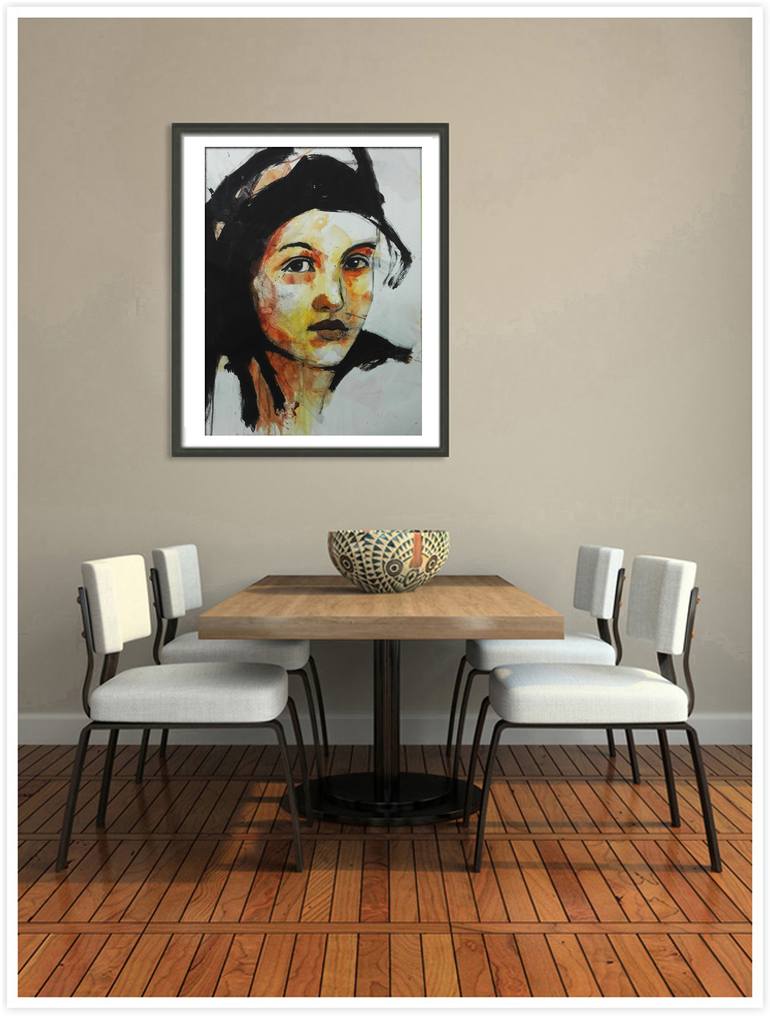 Original Portraiture People Painting by Richard Kuhn