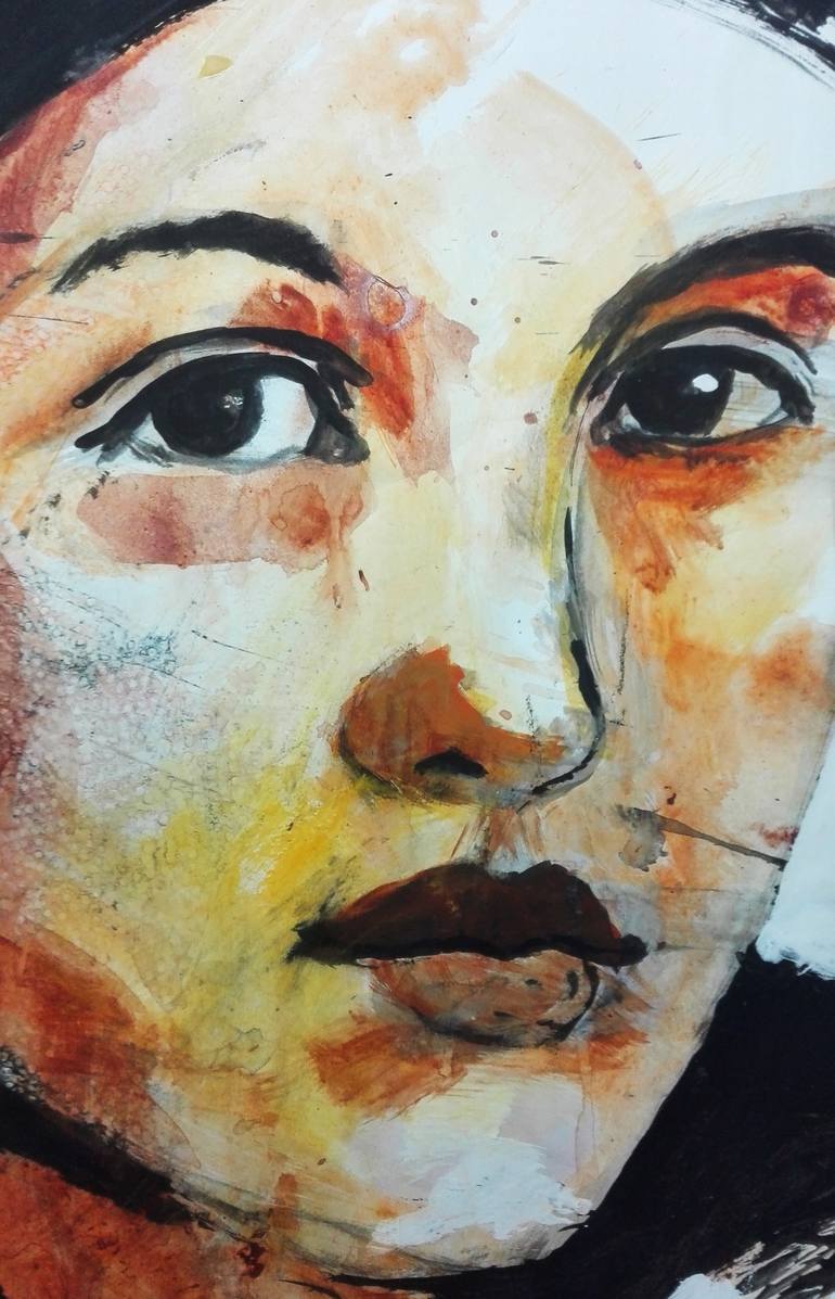 Original Portraiture People Painting by Richard Kuhn