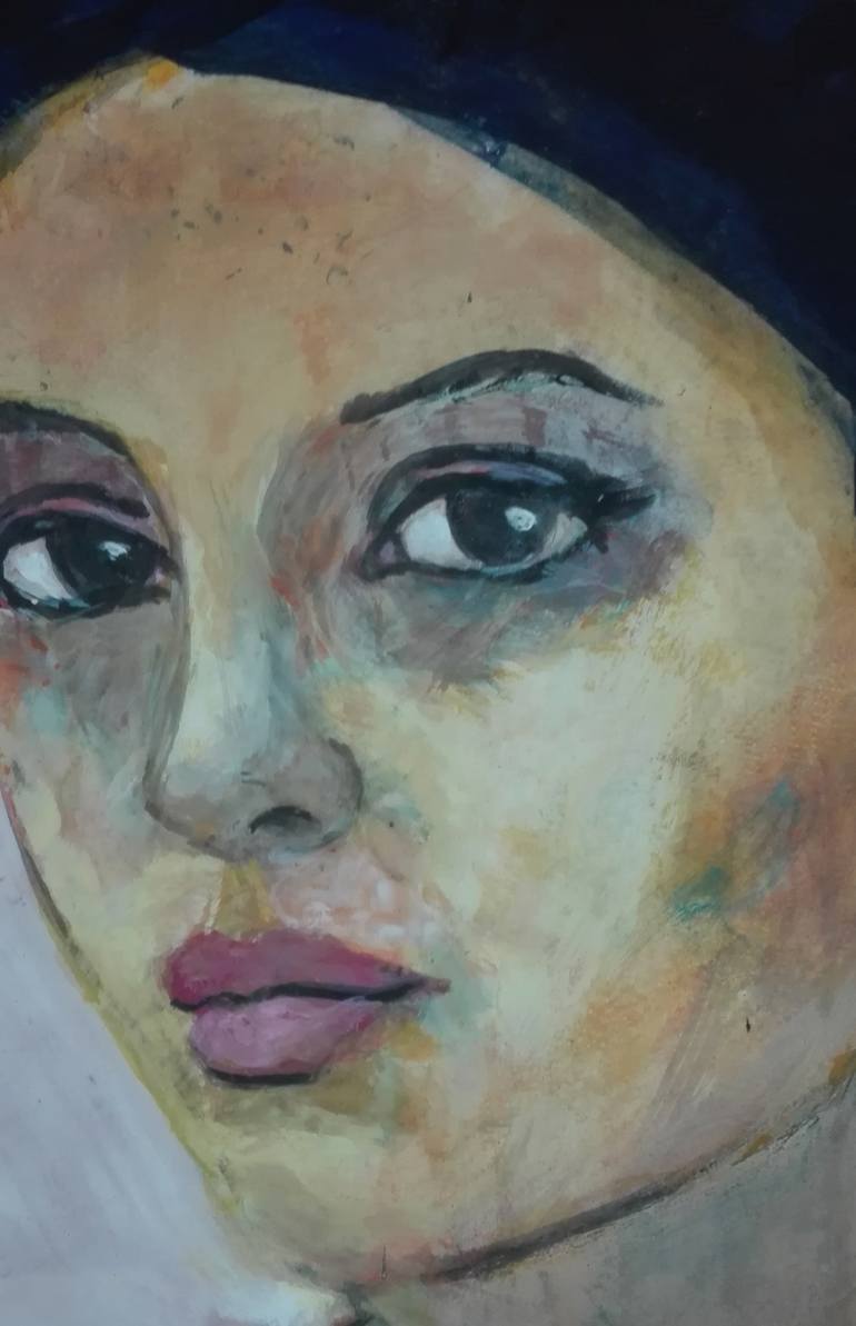Original Portraiture People Painting by Richard Kuhn