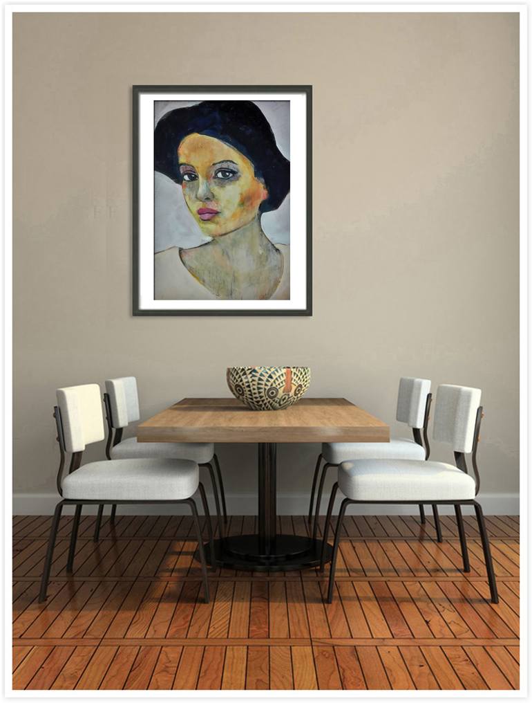 Original Portraiture People Painting by Richard Kuhn