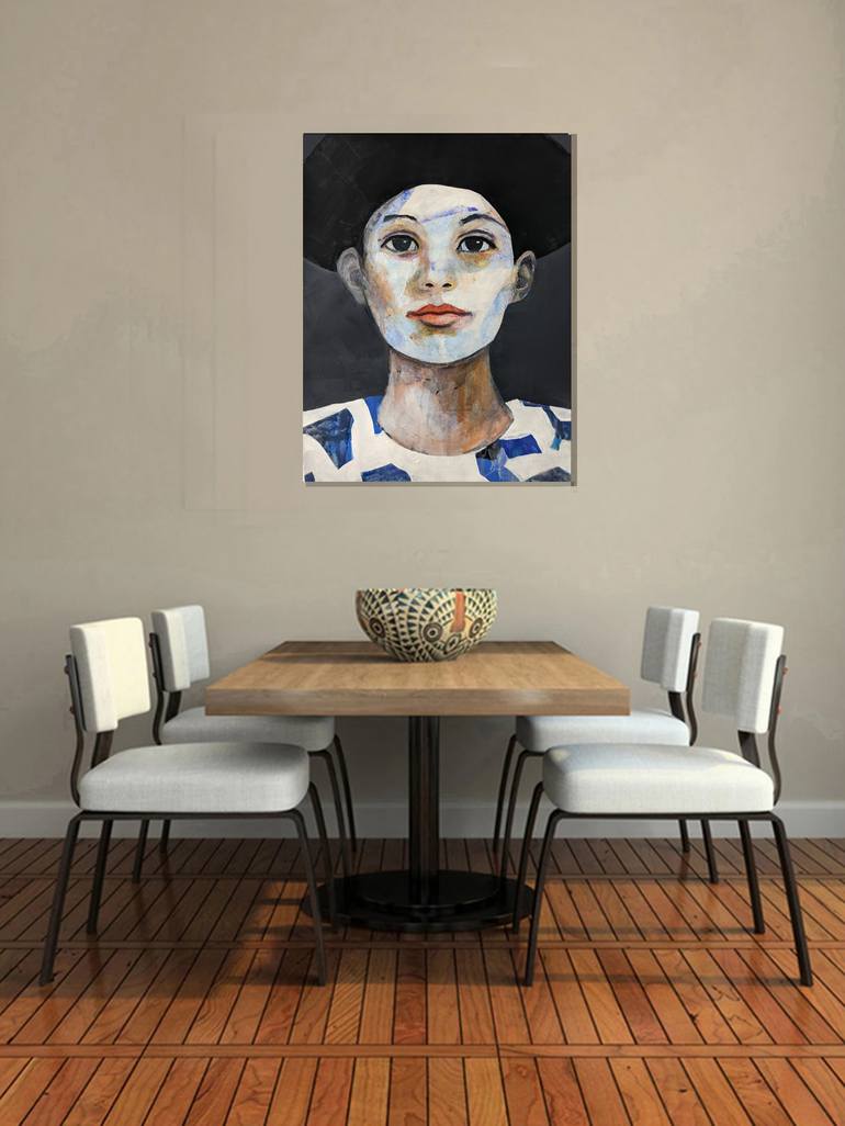 Original Portraiture People Painting by Richard Kuhn
