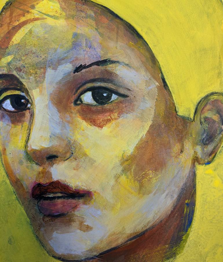 Original Portraiture People Painting by Richard Kuhn