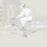 Biking in Berlin by Isabella Thermes