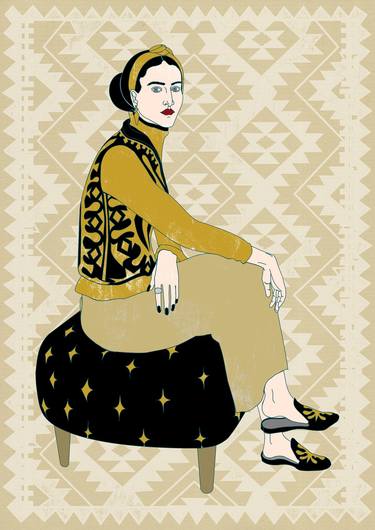 Original Conceptual Women Mixed Media by Isabella Thermes