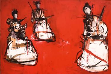 Original Expressionism People Paintings by Roberto Gutiérrez Currás