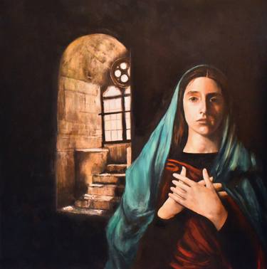 Print of Religion Paintings by Roberto Gutiérrez Currás