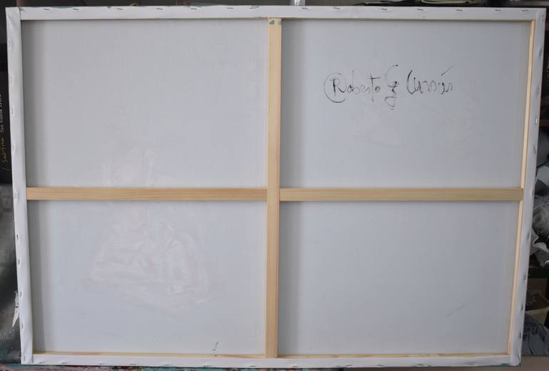 Original Expressionism People Painting by Roberto Gutiérrez Currás
