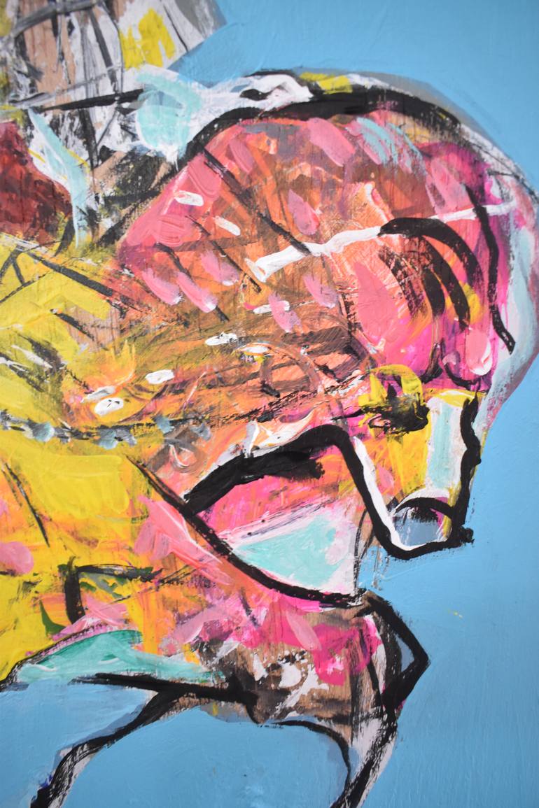 Original Expressionism Time Painting by Roberto Gutiérrez Currás
