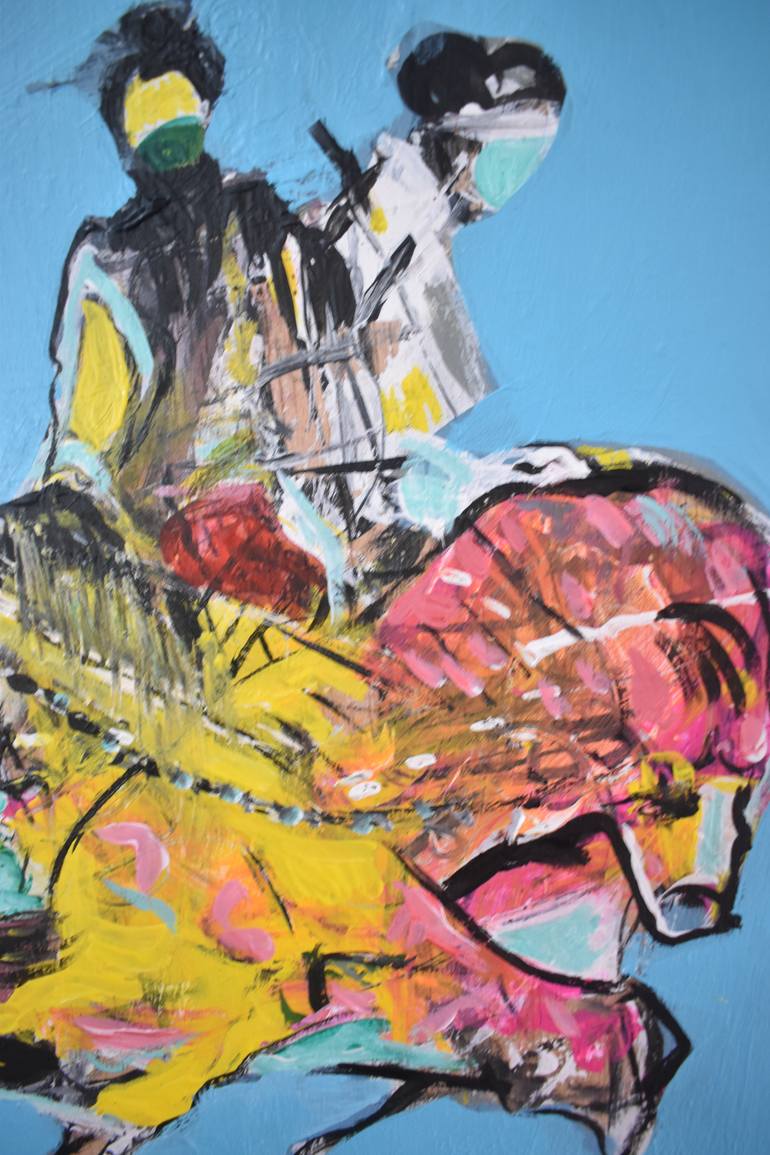 Original Expressionism Time Painting by Roberto Gutiérrez Currás