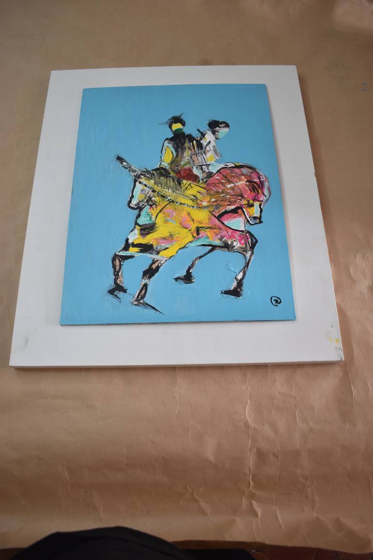 Original Expressionism Time Painting by Roberto Gutiérrez Currás