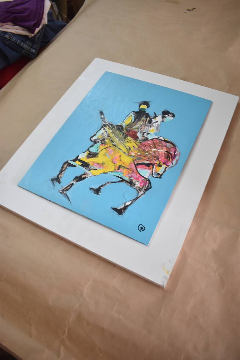 Original Expressionism Time Painting by Roberto Gutiérrez Currás