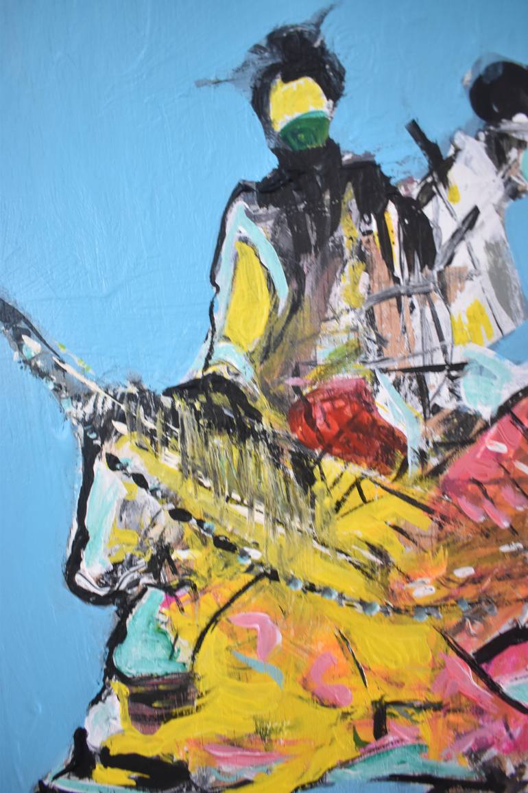 Original Expressionism Time Painting by Roberto Gutiérrez Currás
