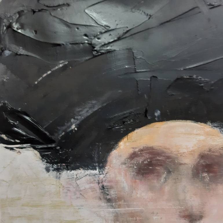 Original Expressionism Time Painting by Roberto Gutiérrez Currás