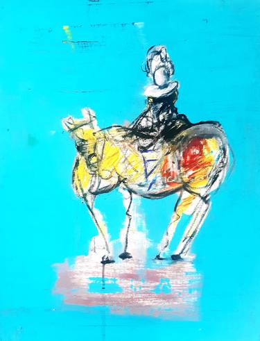 Original Expressionism Time Painting by Roberto Gutiérrez Currás