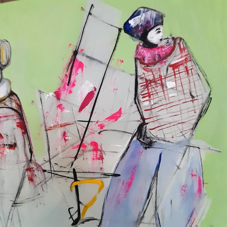 Original Expressionism World Culture Painting by Roberto Gutiérrez Currás
