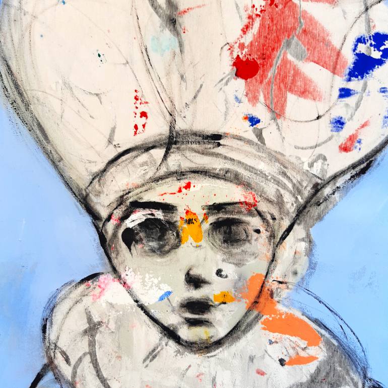 Original Expressionism World Culture Painting by Roberto Gutiérrez Currás