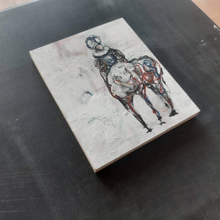 Original Expressionism Horse Painting by Roberto Gutiérrez Currás