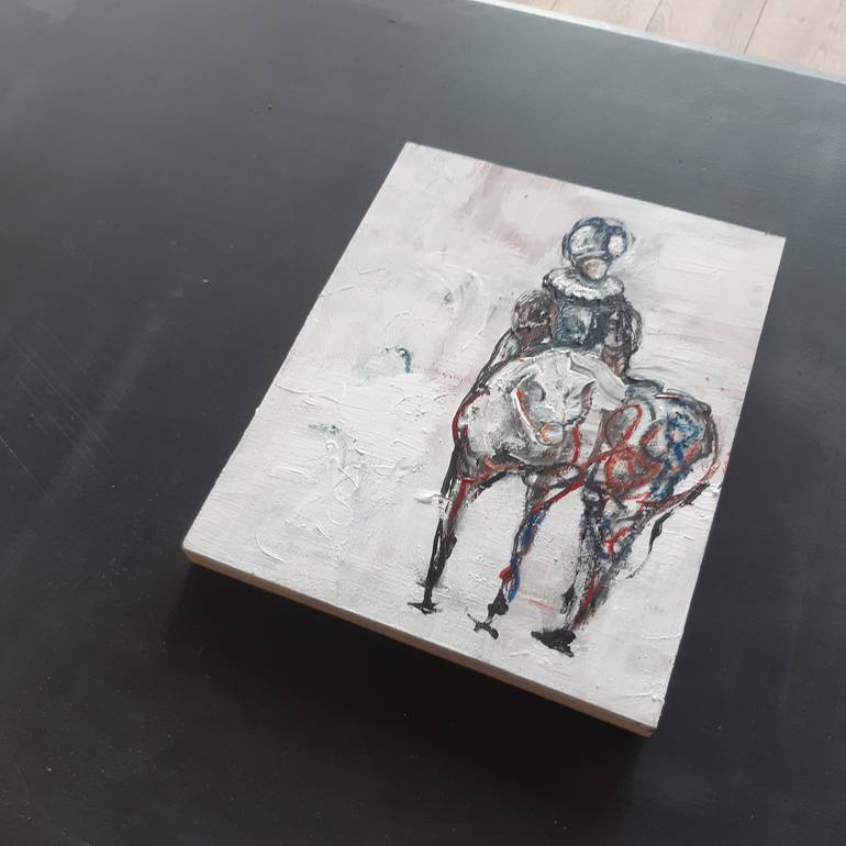 Original Expressionism Horse Painting by Roberto Gutiérrez Currás