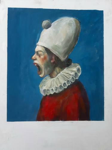 Original Expressionism Women Paintings by Roberto Gutiérrez Currás