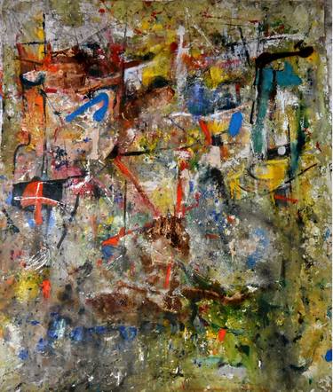 Print of Abstract Expressionism World Culture Paintings by Roberto Gutiérrez Currás