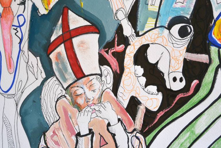 Original Expressionism Other Painting by Roberto Gutiérrez Currás