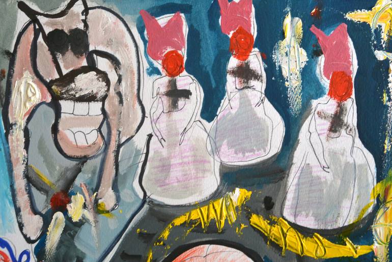 Original Expressionism Other Painting by Roberto Gutiérrez Currás