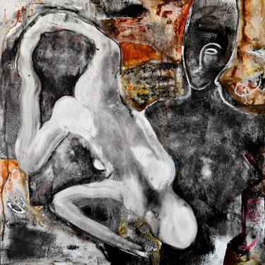 Original Expressionism Erotic Paintings by Roberto Gutiérrez Currás