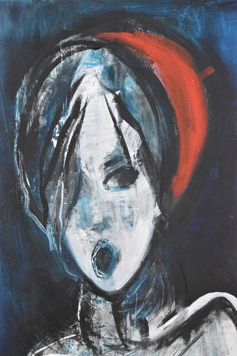 Original Expressionism Popular culture Painting by Roberto Gutiérrez Currás