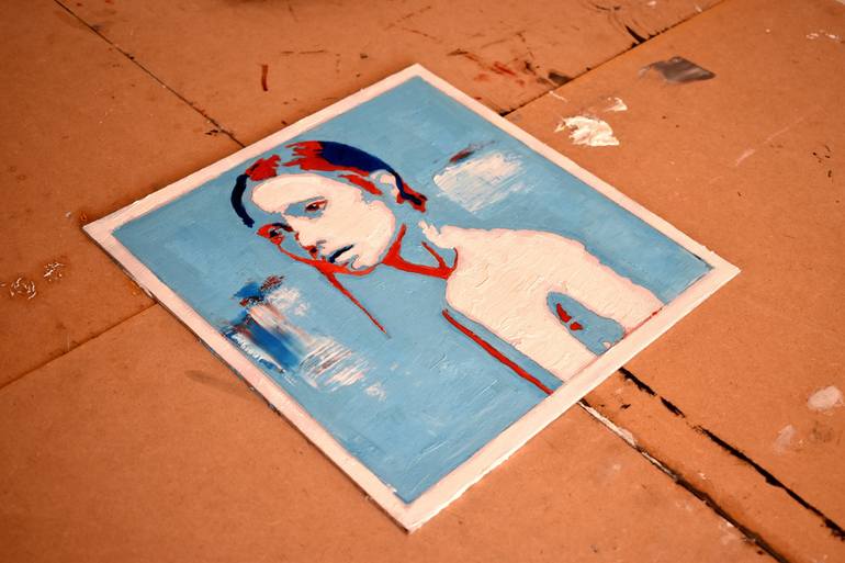 Original Pop Art Women Painting by Roberto Gutiérrez Currás