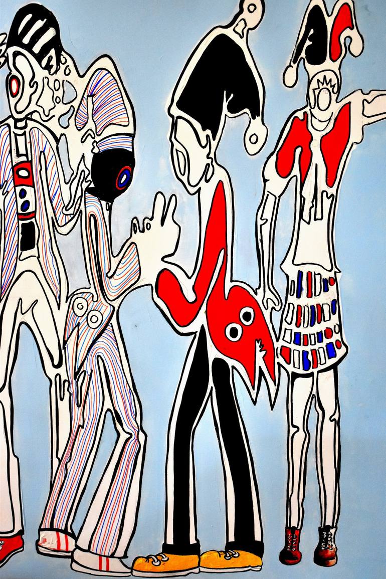 Original Pop Art Popular culture Painting by Roberto Gutiérrez Currás