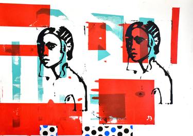 Original Pop Art Women Paintings by Roberto Gutiérrez Currás