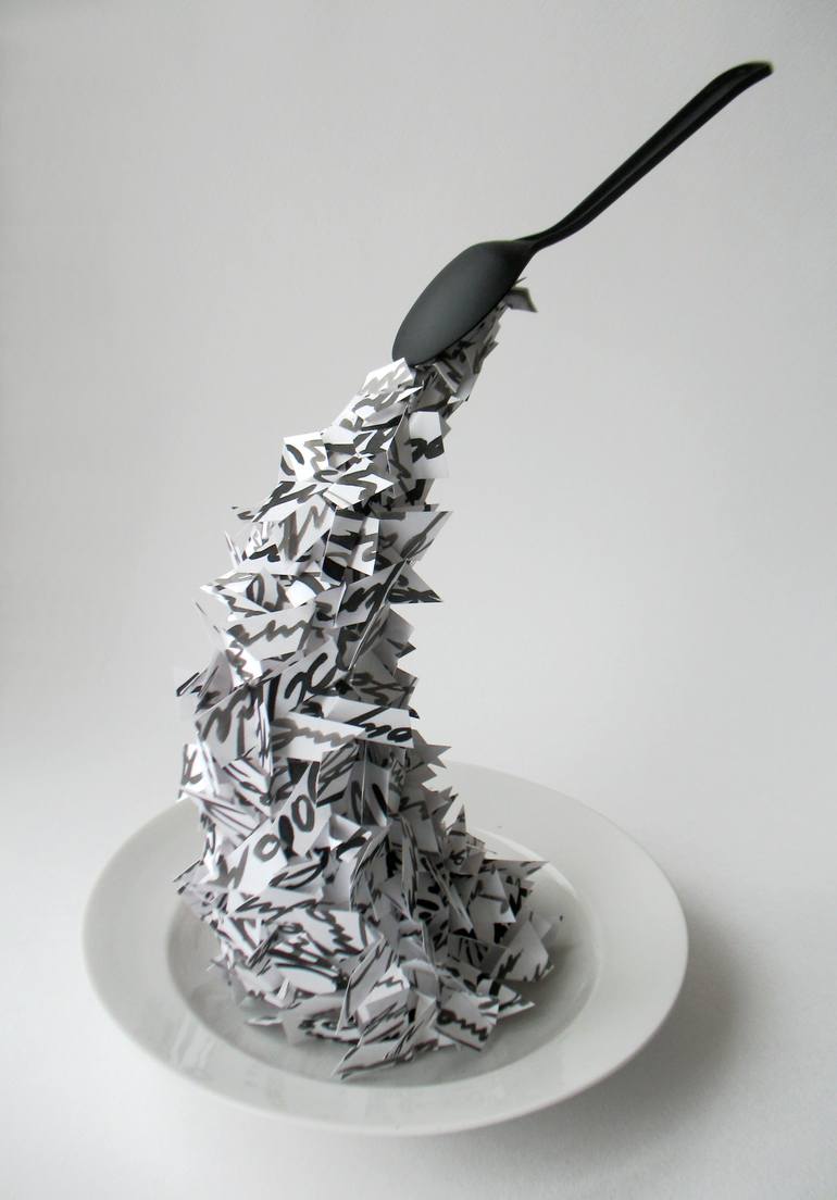 Original Pop Art Abstract Sculpture by Viktor Lukin