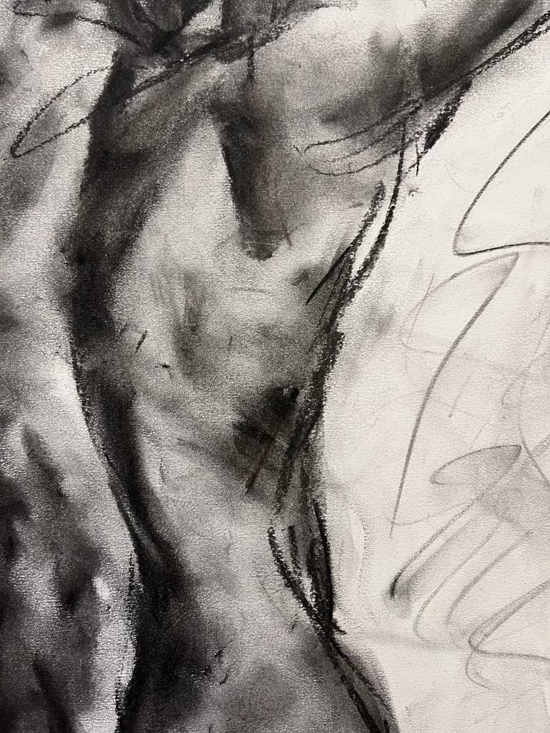 Original Nude Drawing by James Shipton