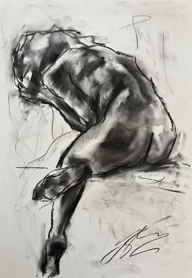 Original Nude Drawings by James Shipton