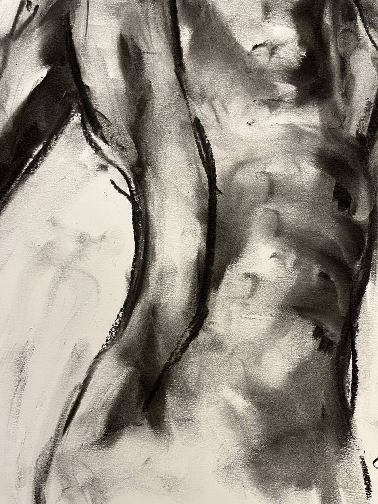 Original Nude Drawing by James Shipton